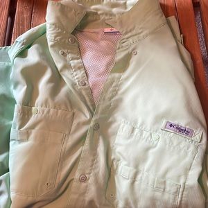 Columbia sleeve button down 2XL Omni shield PFG fishing shirt
